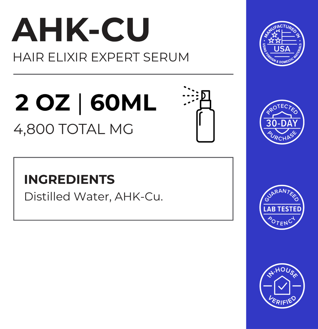 AHK-Cu Copper Peptide Hair Serum 4800mg